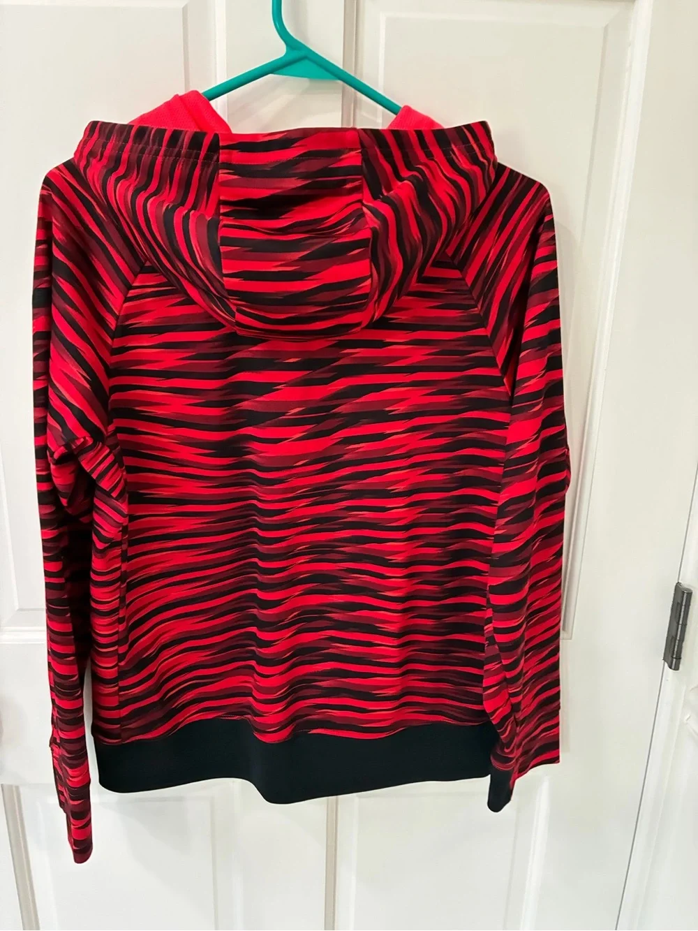 Nike Kids Red & Black Zip Hoodie - Athletic Hoodie Jacket